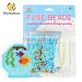 Diyfashion 5mm Hama Perler Fuse Beads Goldfish Bowl Set With Puzzle Iron Paper and Twezzer Hama Beads Toys for Kids 18091 thumbnail-1