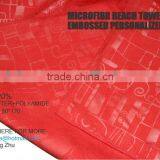 MICROFIBER EMBOSSED BEACH TOWEL