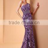 Mermaid One Shoulder Floor-length Satin Sequined With Sequins Prom Evening Dress Party Dress P004 thumbnail-3