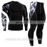 New Deisgn Mens Compression Clothing Shirt Tops Men thumbnail-2