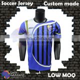 Custom manufacture High Quality Low MOQ sublimated soccer jerseys