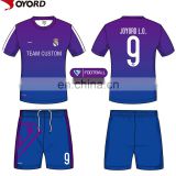 Professional custom kid soccer jersey top thai quality