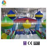 All Printing Inflatable Mario Theme Obstacle, Mario Obstacle Course, Inflatable Mario Obstacle thumbnail-3