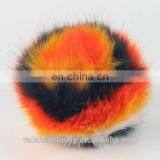 Hot Sell Colorful Fluffy Faux Fur Pom Poms Ball Keychain Pom Pom Ball Pendant for Woman Cellphone/handbag/hats/Car thumbnail-3