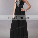 2015 New Arrivals Embroidery Beaded Elegant Black One Shoulder Designer Evening Dresses CL3120-1 thumbnail-3