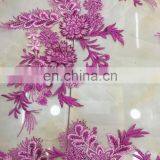 Multicolor Lace Stretch Floral Embroidered Polyester 3d Tulle Lace Fabric thumbnail-3