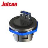 Shenzhen Data Connector Factory IP65 Usb Connector Lock Panel Mount 12v Usb Socket With Cable thumbnail-2