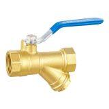 ML-2034 Y Type Long Handle Brass Filter Ball Valve thumbnail-1