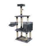 Wooden Sisal Oem Manufacturer Wholesale Customized Design Large Cat Tree House Pet Scratcher Bucket Cat Tree Cat Furniture thumbnail-2