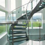 High Quality 10mm Clear Tempered Glass Stairway Factory thumbnail-4