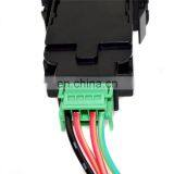 12V Red LED Fog Light Push Switch Button With Wires For Toyota Land Cruiser Hilux Tacoma For Tundra 4Runner Highlander thumbnail-5