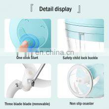 OEM Packages 45W 300ML Rechargeable Portable Electric Vegetable Chopper Mini Garlic Food Chopper thumbnail-5