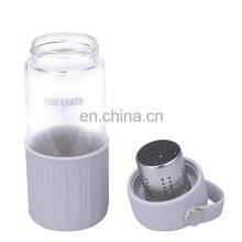 New Design 500ML Portable Single Layer Glass Bottle With Anti-scalding Ring thumbnail-5