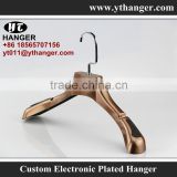 IMY-354 brown plating wide hanger for coat electroplating hanger stand
