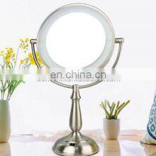Double-sided LED Makeup Mirror High Quality Home Bedroom Beauty Table 5x/10x Magnification LED Touch Cosmetic Makeup Mirror