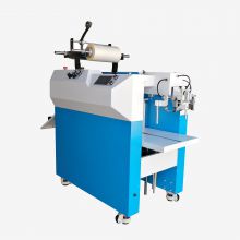 390A automatic oil heating hydraulic laminating machine automatic cutting anti curl