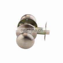 Satin Stainless Steel Passager Two Round Ball Dummy Knob Tubular Door Lock thumbnail-2