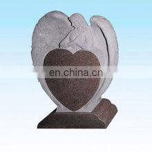 Black Heart Shape Granite Carving Tombstone Monument thumbnail-5