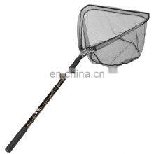 2022 Byloo Foldable Aluminum Handle Floating Rubber Fishing Landing Nets thumbnail-3