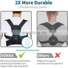 Neoprene Adjustable Back Support Brace Belt Shoulder Posture Corrector Back Shoulder Brace thumbnail-2