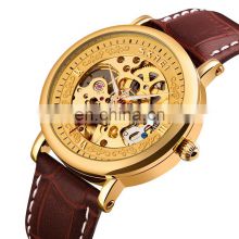 New Arrival Skmei 9229 Luxury Leather Automatic Watch Movement Men Wristwatch Brand Customized Logo Wholesale