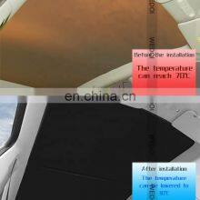 2022 New Car Sunshade for Model Y Top Glass Roof Sunshade of Tesla Accessories Customized Sunroof Blind Model Y 4pcs Set thumbnail-3