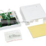 Double Port Cat.5e RJ45 Surface Mount Box