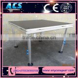 ACS outdoor event stage, Aluminium plywood stage, aluminum portable stage with adjustable legs