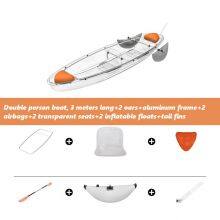 Transparent Boat PC Crystal Boat Drifting Kayak thumbnail-3