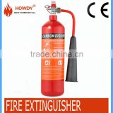 2kg carbon dioxide fire extinguisher fire equipment manufacture valve with ISO certificate
