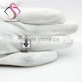 Princess Cut Moissanite Sqaure Halo 3 Carat 8mm Center 14k 18k White Yellow Gold Platinum Diamond Engagement Ring thumbnail-5