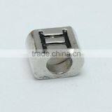 Wholesale Zinc Alloy Archaized Pdora Square Shape Anti-silver Slide Beads thumbnail-6