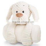 Baby Blanket Plush Dog Baby Blanket With Toys Plush Dog Blanket thumbnail-1