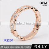2016 Fashion Rose Gold Wedding Ring 925 Sterling Silver Europe Style Ring thumbnail-2