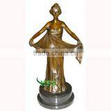 Bronze Angel in Good Dress Statue