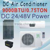 DC Air Conditioner 9000BTU Solar Powerd Air Conditioning DC-25GW