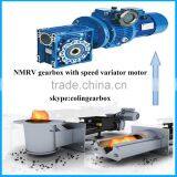 RV Worm Gearbox Speed Variator With dc Motor Transmission Mechanical in Industrial