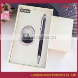 Metal Crystal Touch Ball Pen And Folding Women's Bag Decorative gift,2015 Novelty Gift Sets