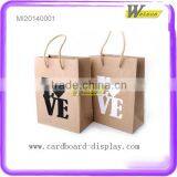 Decorative Custom Foldable Kraft Paper Packing Bags
