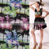 Flower Printed Satin Fabric Fabric Digital Printing Digital Fabric Printing