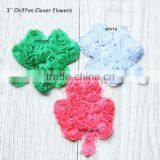 Cute Clover Chiffon Shabby Trim,Shabby Chic Flower
