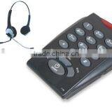Headset Telephone for Telemarketing Dialer