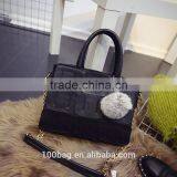 Fashion Ladies Handbags Good Quality Beautiful Fancy Women pu Tote Bag thumbnail-1