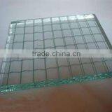 3mm,5mm,6mm,8mm Clear and Colored Safety Wired Glass thumbnail-1