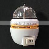 Self Rotating USB Plug Plastic RGB Mini Disco Night Light thumbnail-2