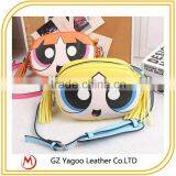 New 2016 Fashion Cute Cartoon Synthetic Women Leather Messenger Bag Occident Tassels Cross Body Bag thumbnail-1