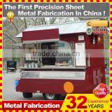 customized made metal italian ice cream cart manufacturer for sale