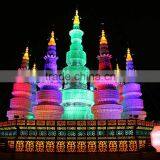 Colorful Chinaware Tower Lantern thumbnail-1