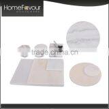 Reliable Manufacturer SGS Standard Household Marble Set Coaster Chopping Block
