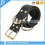 Berry Pet Products Strong Soft Genuine Leather Dog Collar And Leash , Dog Collar